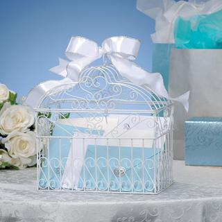 Metal Birdcage Card Holder