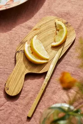 Olivewood Serving Board, Paddle