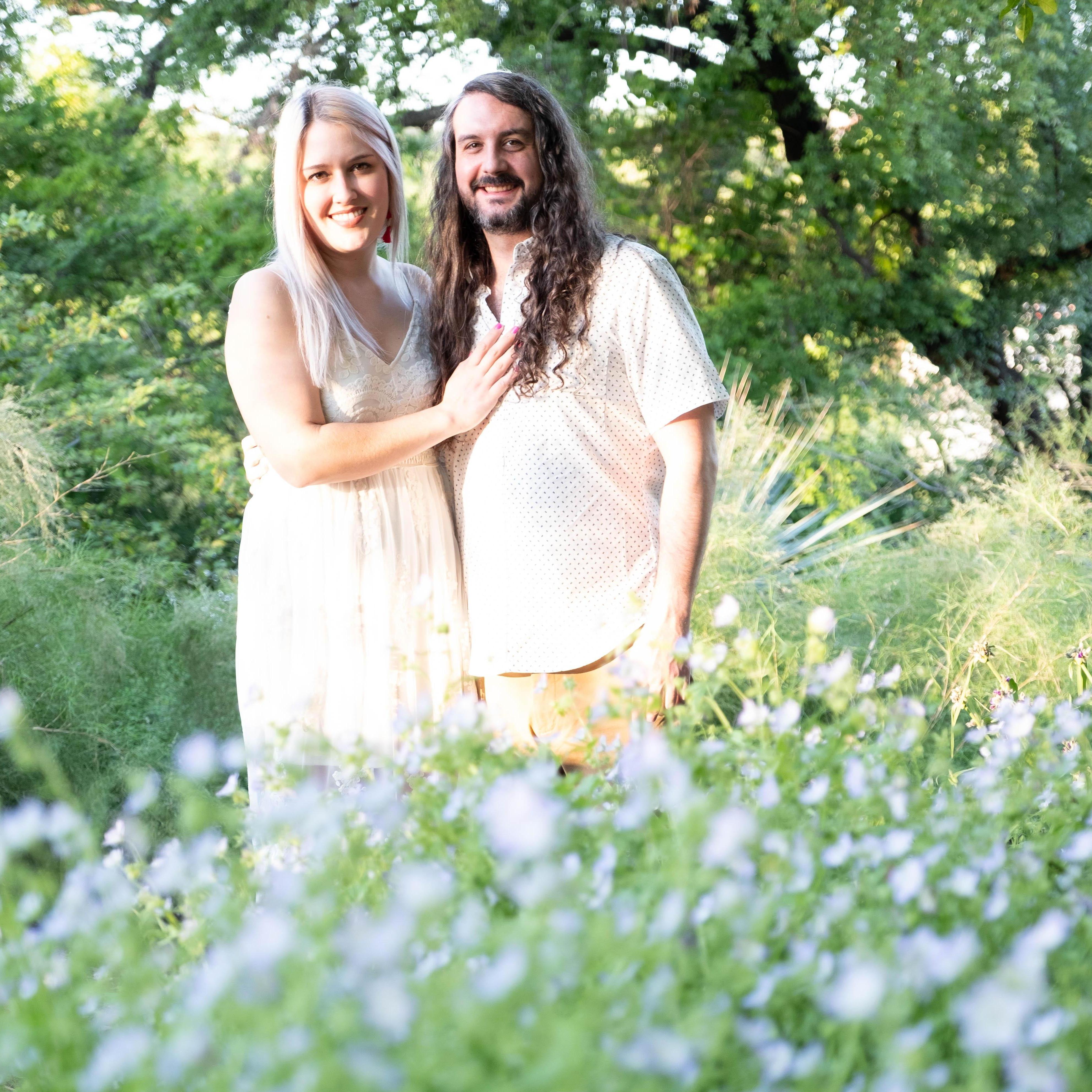 Engagement shoot at Zilker Park