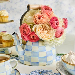 Sky Check Tea Kettle