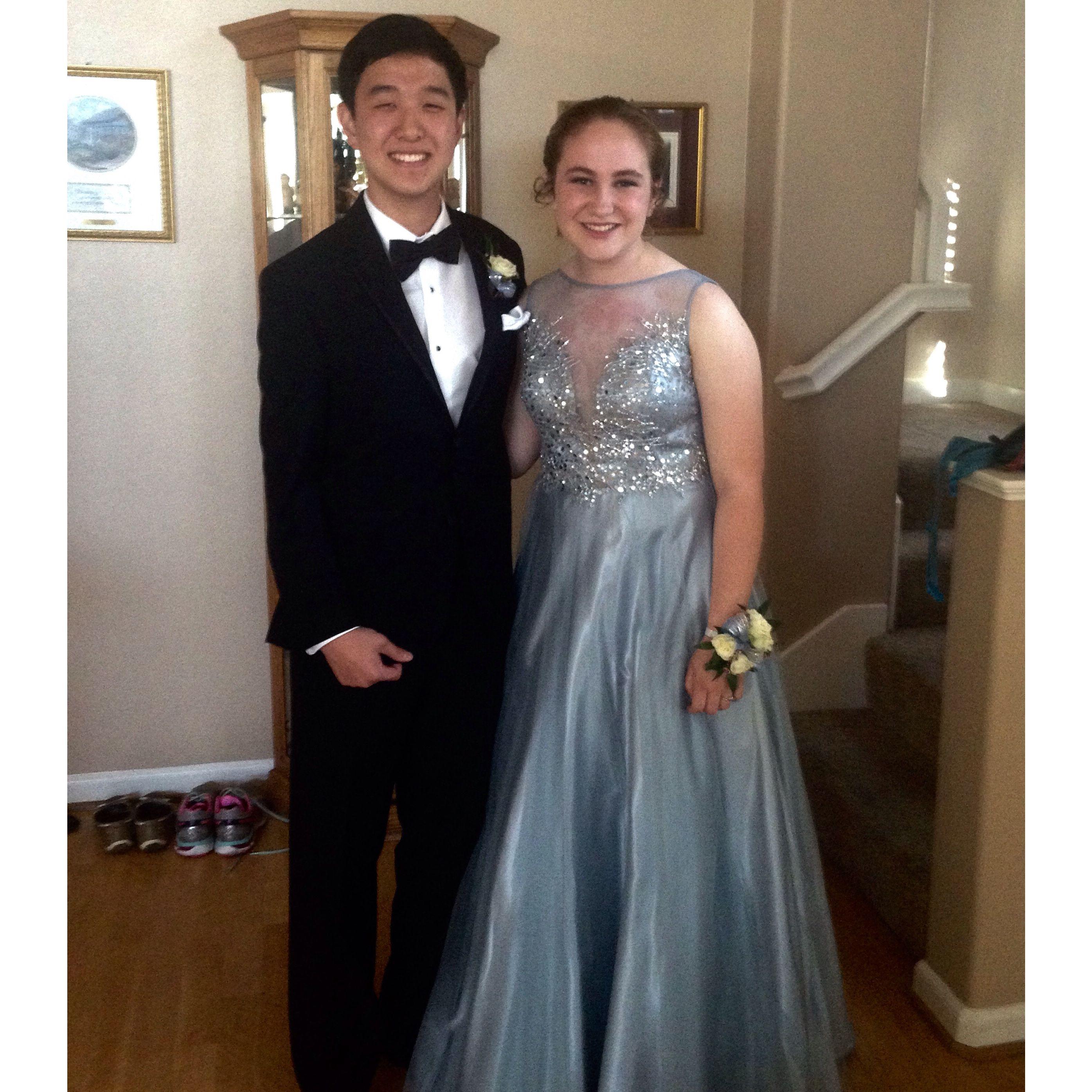 Our first date: Senior Prom April 23, 2016