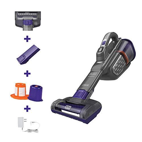 BLACK+DECKER dustbuster Handheld Vacuum, Cordless, AdvancedClean+, Gray (HHVK515JP07)