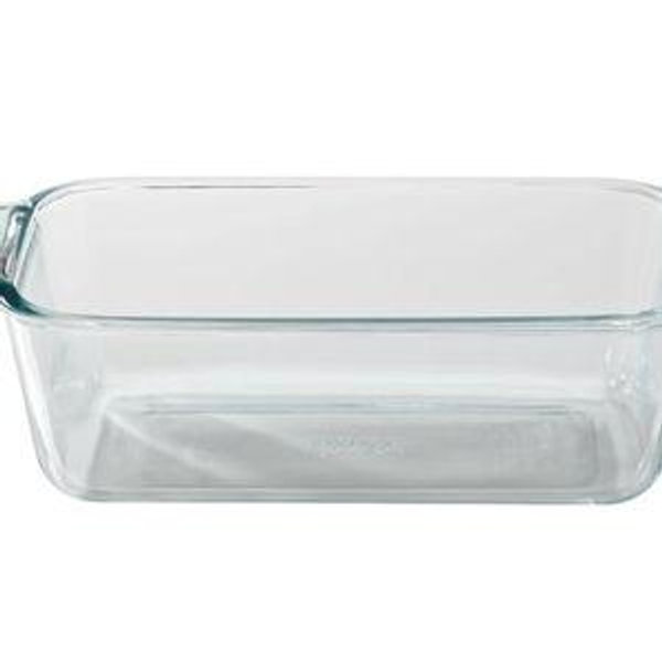 Pyrex Basics 1.5qt Loaf Dish, 1.5 Quart, Clear - Single Loaf Pan