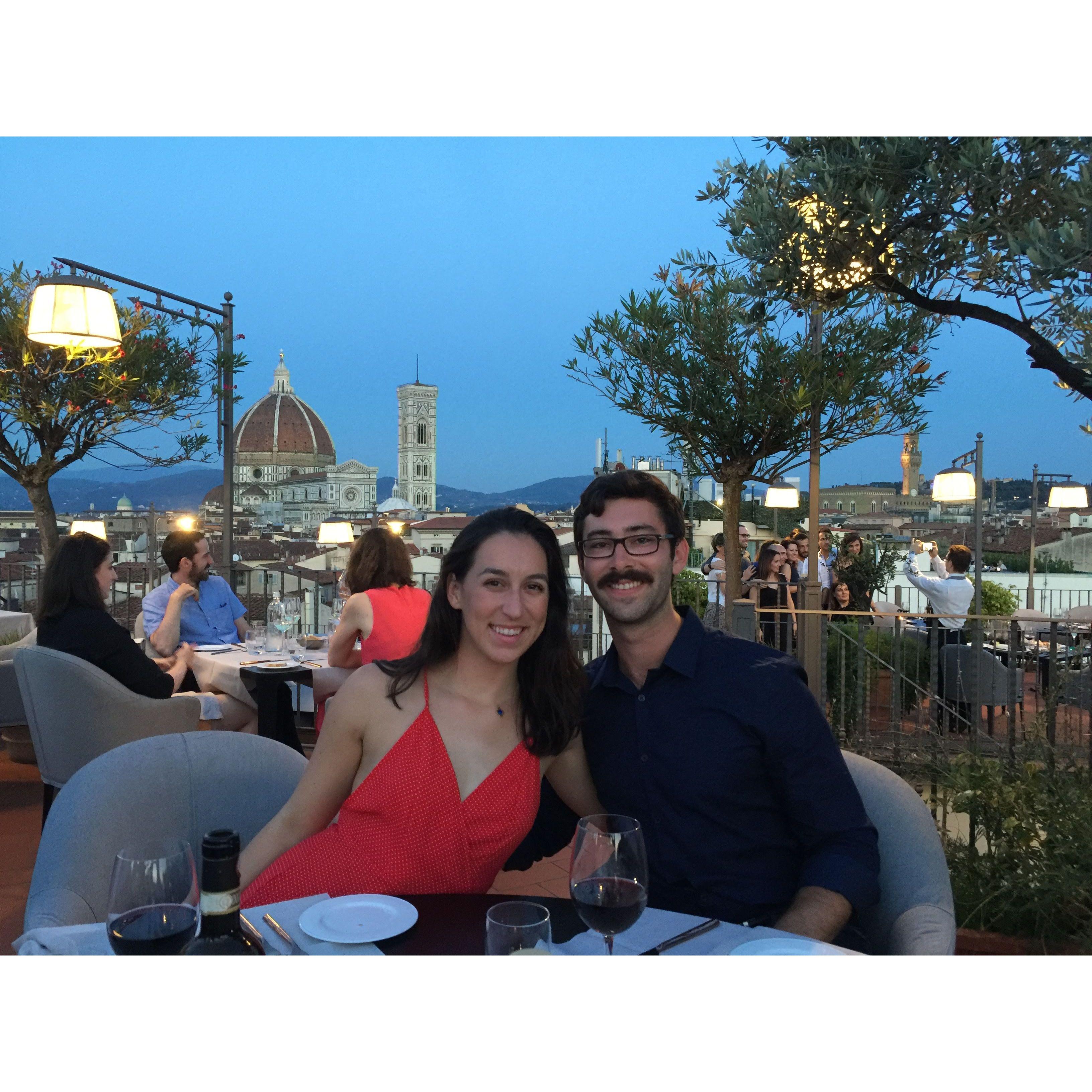 Daniel and Em in Florence 07.2018