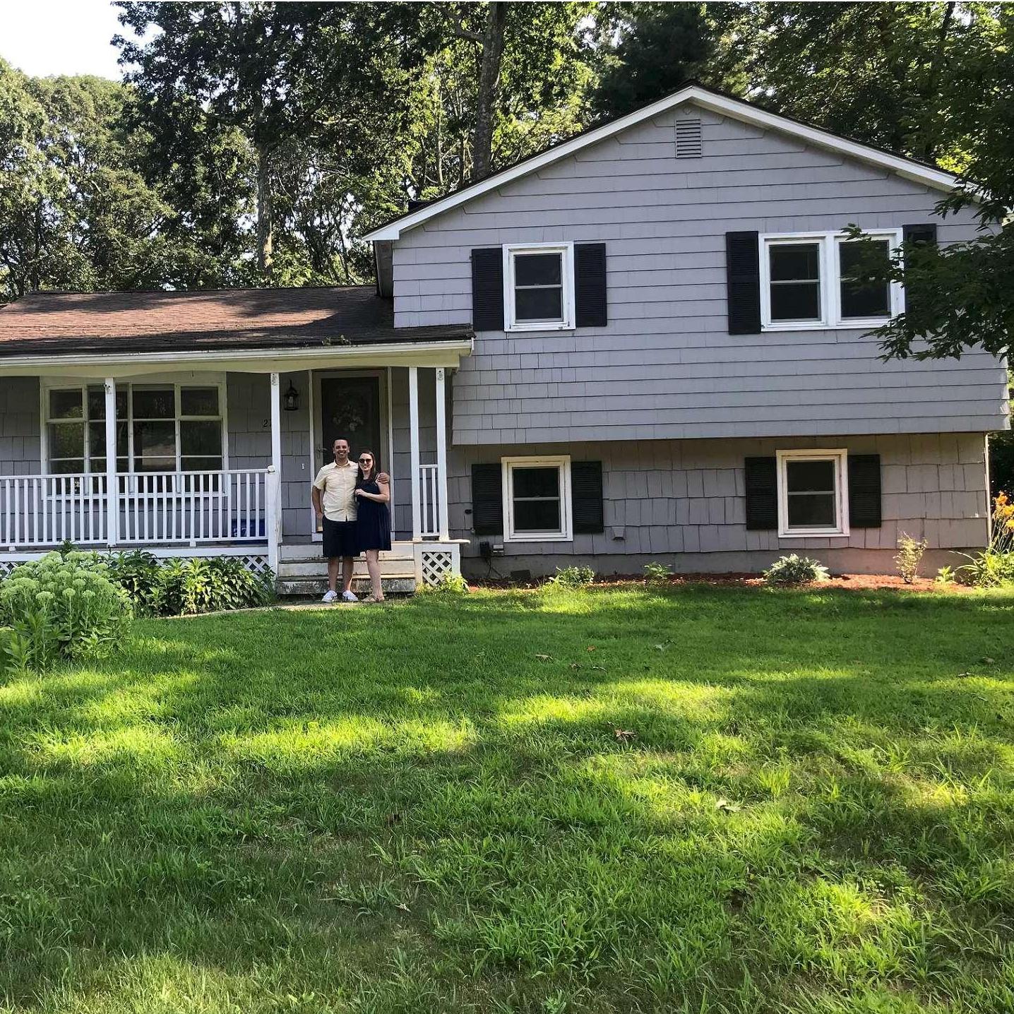The day we closed on our first house in August 2019.