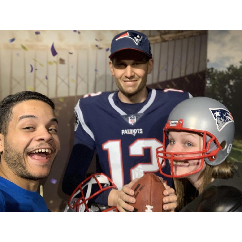 Exploring the wax museum in Boston