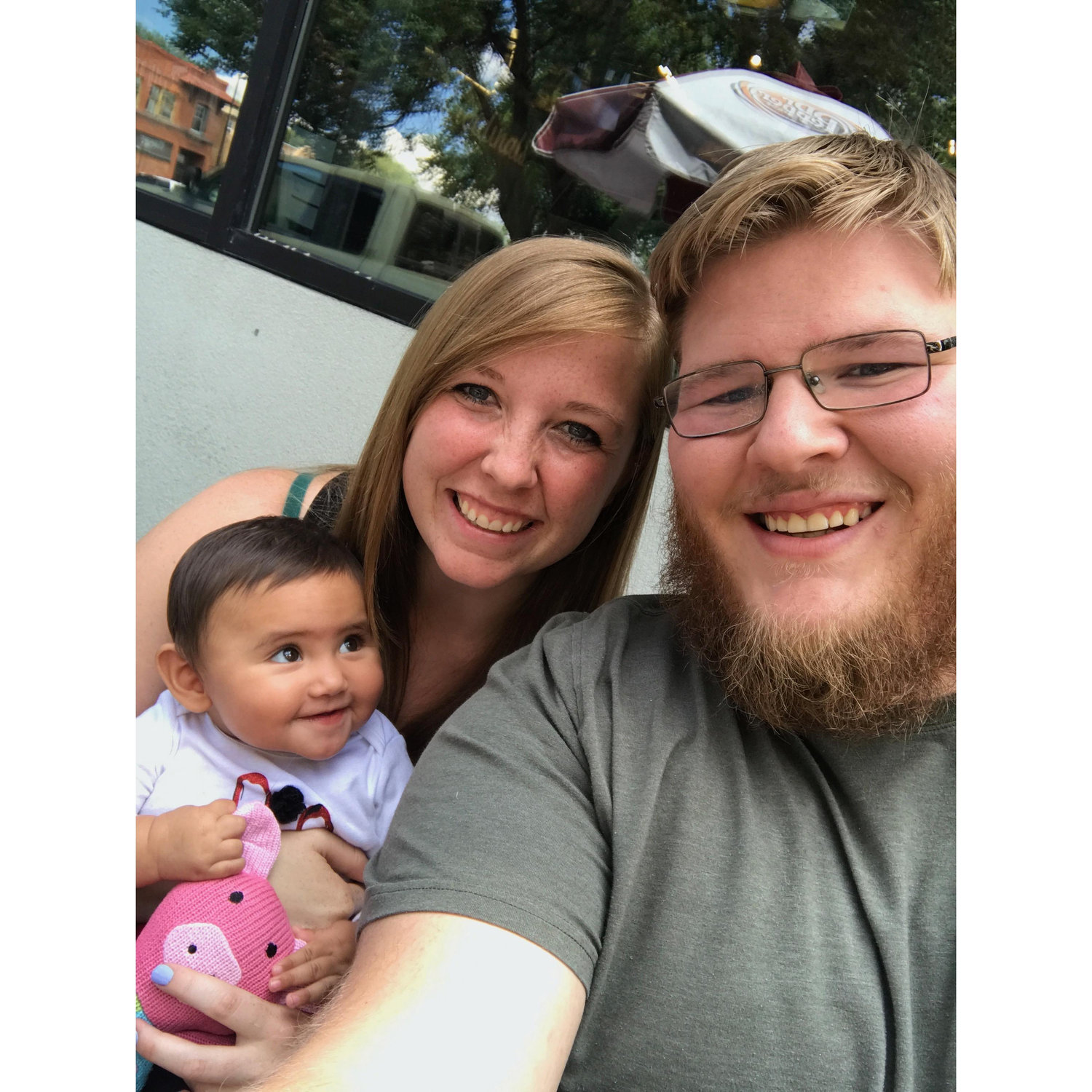 Our first time meeting our Goddaughter, Mara! 2015