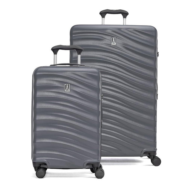 Travelpro Maxlite Air V2 Hardside Expandable Luggage, 8 Spinner Wheels, Lightweight Hard Shell, TSA lock, Shadow Grey, 2-Piece Set (21/28)