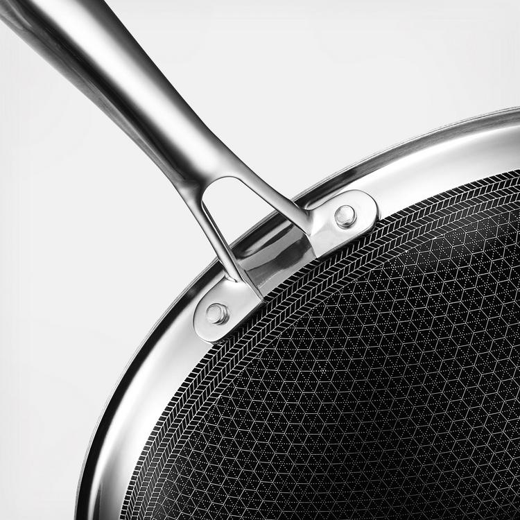 HexClad Hybrid Cookware, 10-Inch Wok | Zola