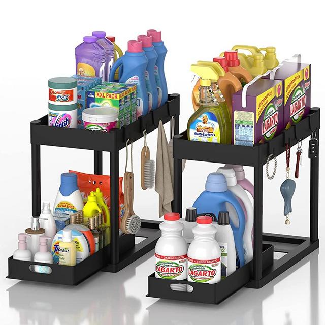 2-level sliding out sliding out storage Under Sink Organizer Multi