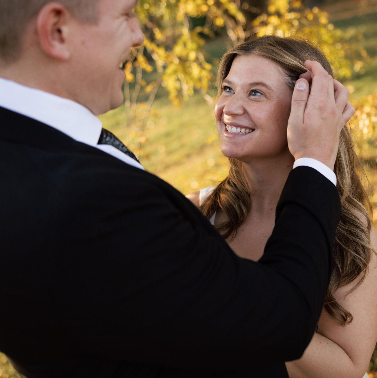 Engagement pictures in Forest Park