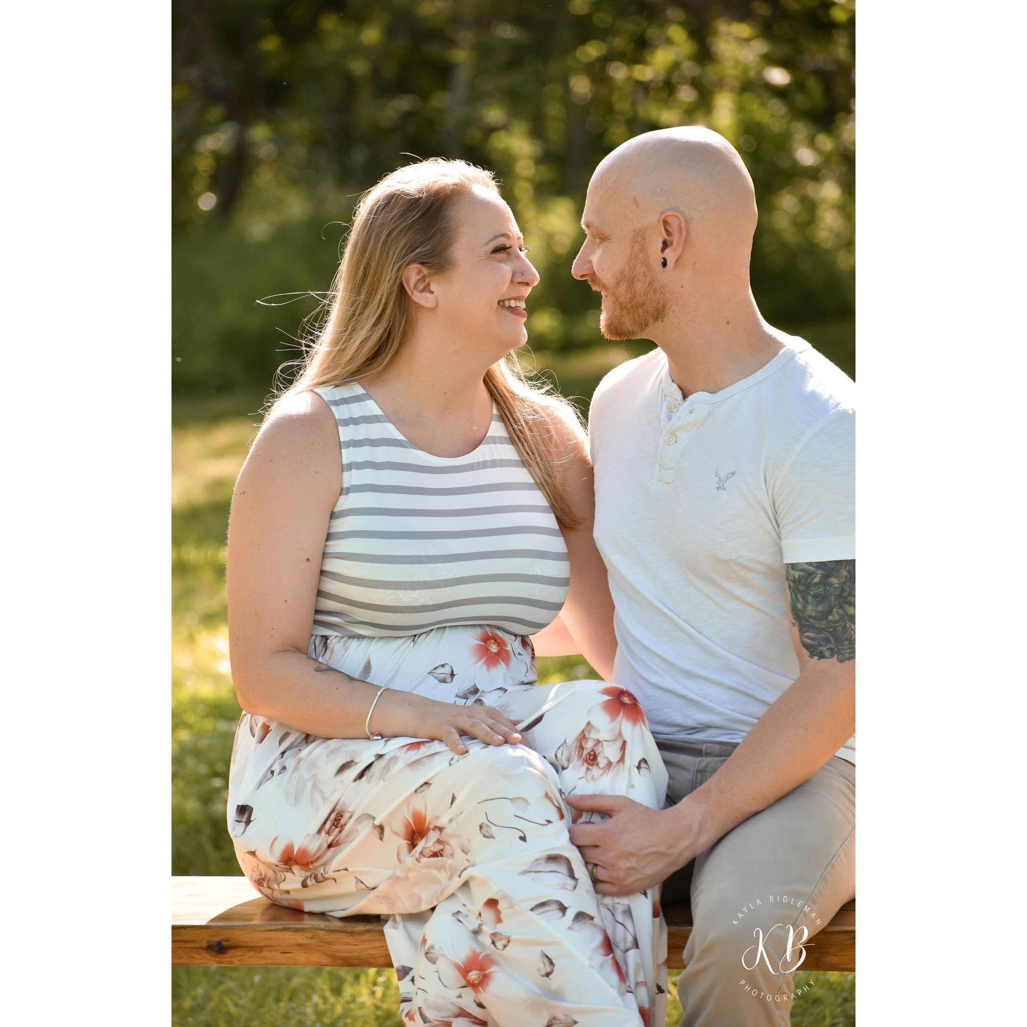 Our first photo shoot as a couple