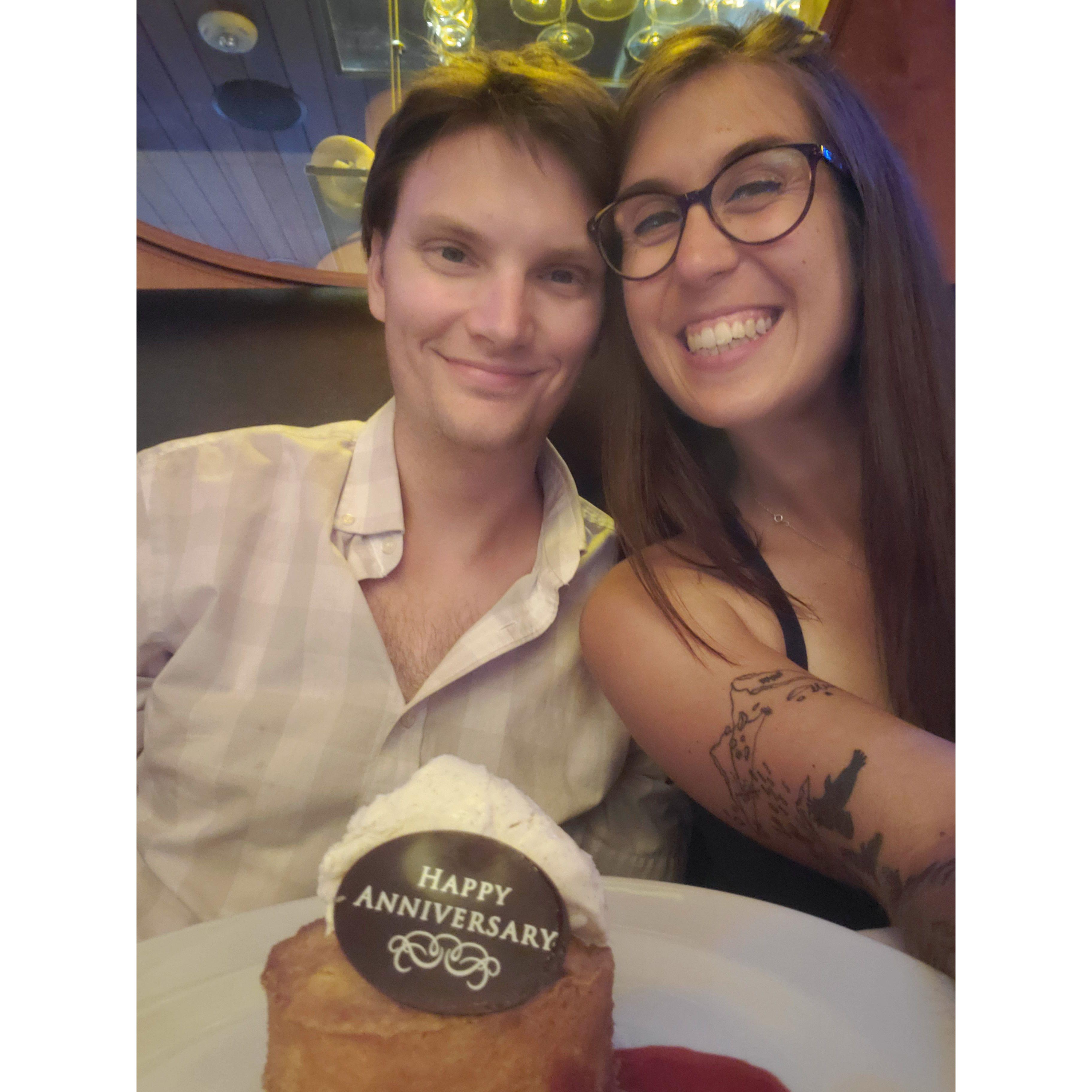 Our third anniversary, 7/03/22.