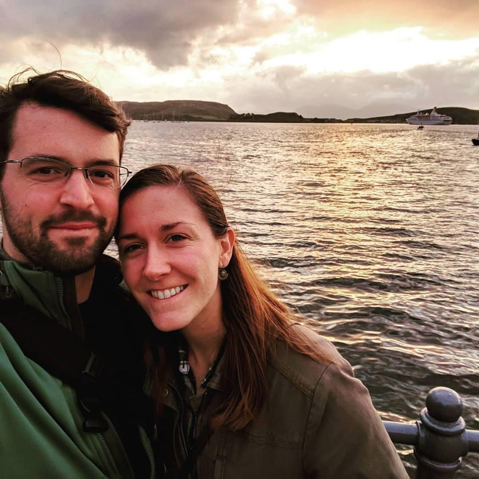 Walking along the coast of Oban, Scotland, a little fishing town that happens to make amazing Scotch.