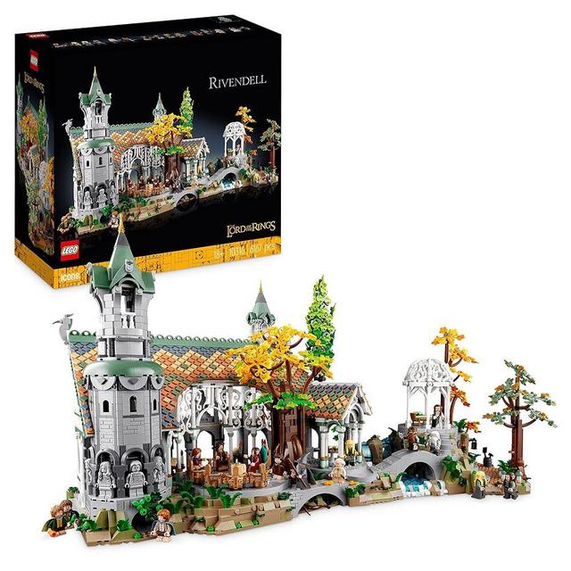 LEGO Icons The Lord of The Rings: Rivendell Building Model Kit for Adults, Construct and Display a Middle-Earth Valley with 15 Minifigures, A Great Gift for LOTR Fans and Movie-Lovers, 10316