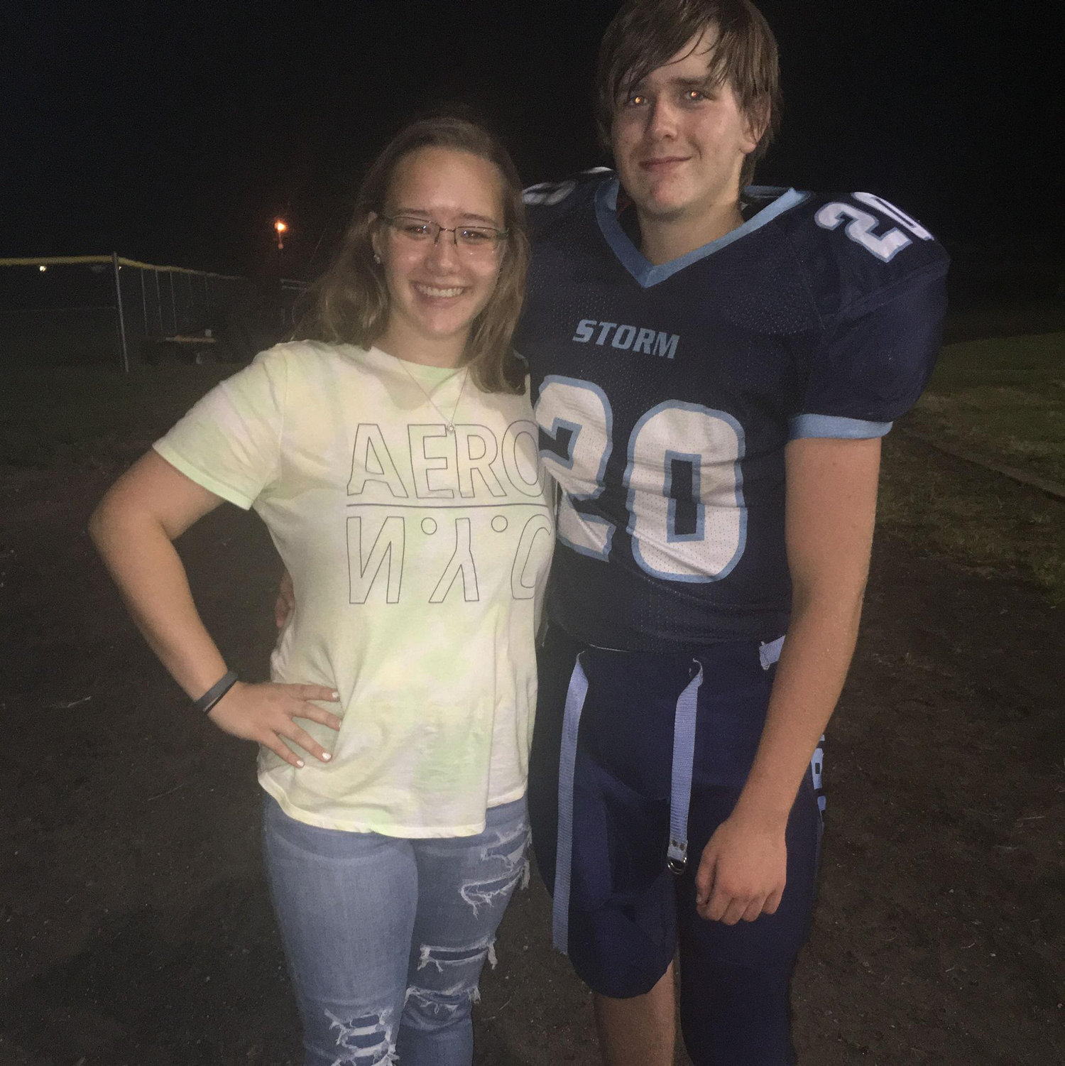 Our very first picture as boyfriend and girlfriend!