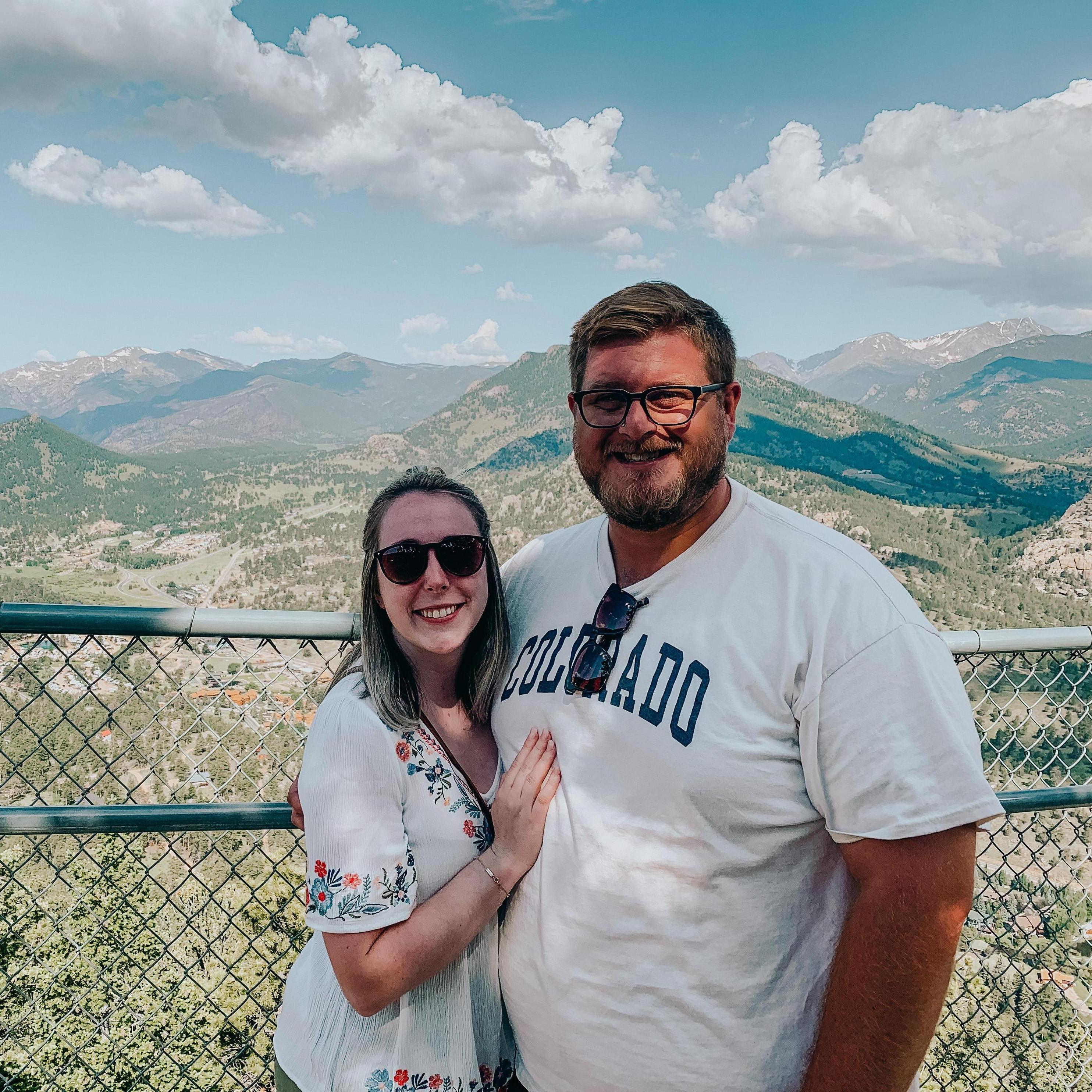 Getting engaged in the beautiful Rocky Mountains!