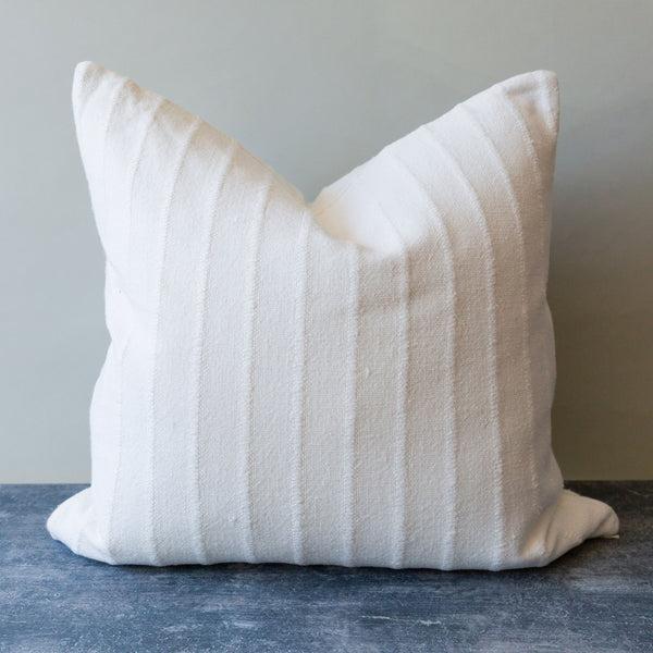 Nantucket Looms Hunter White Pillow
