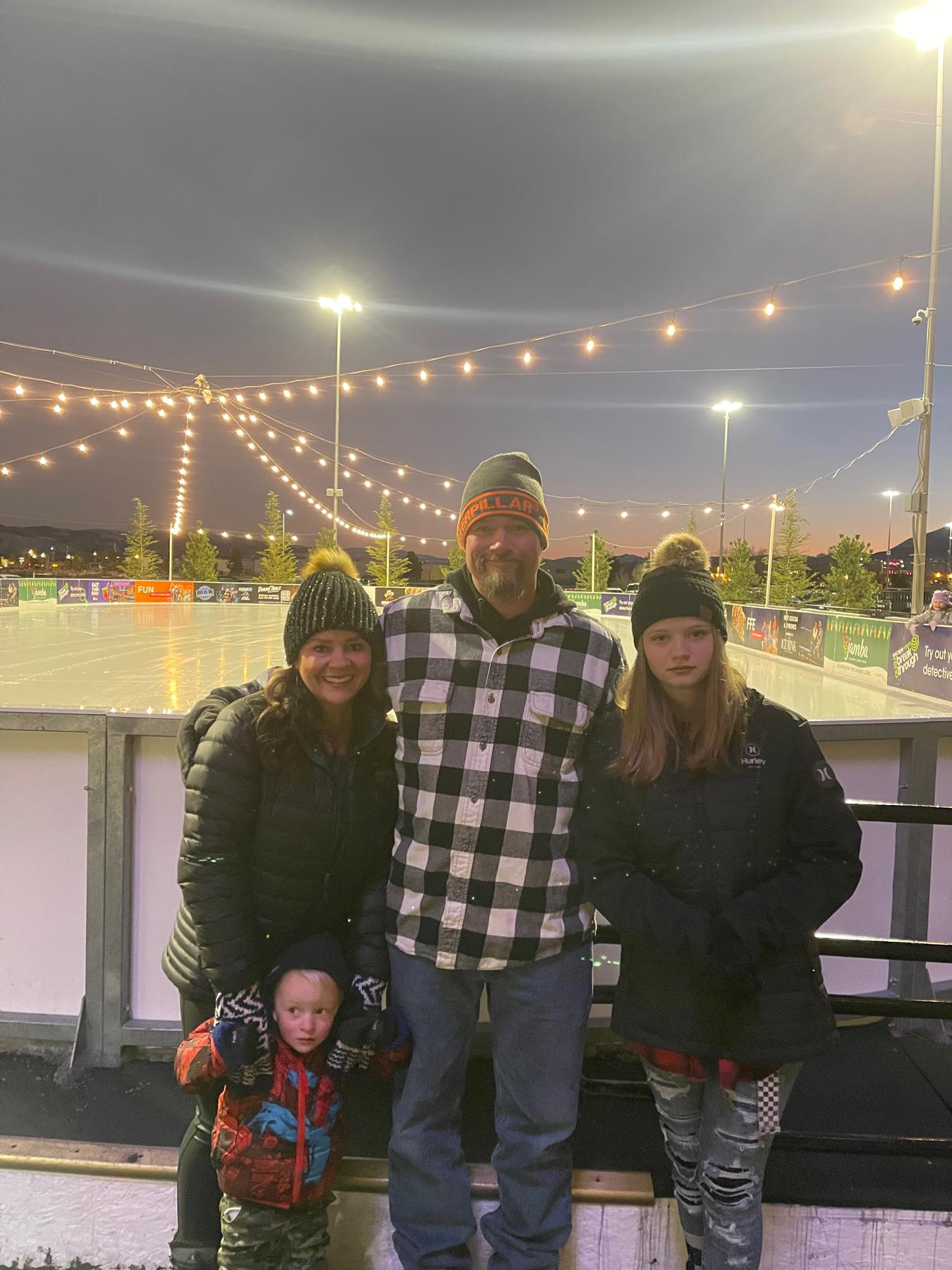 Ice skating