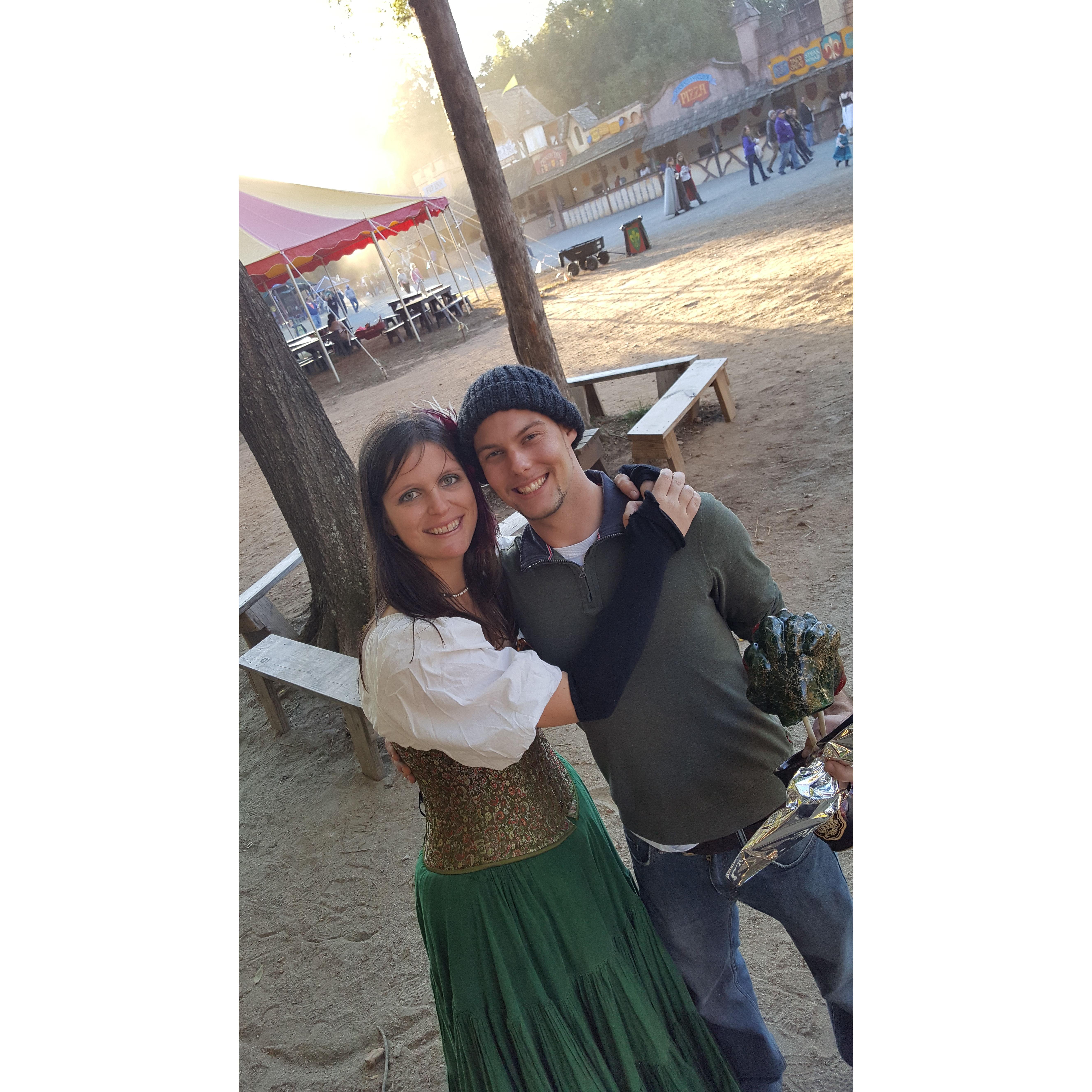 Our first picture together 2016