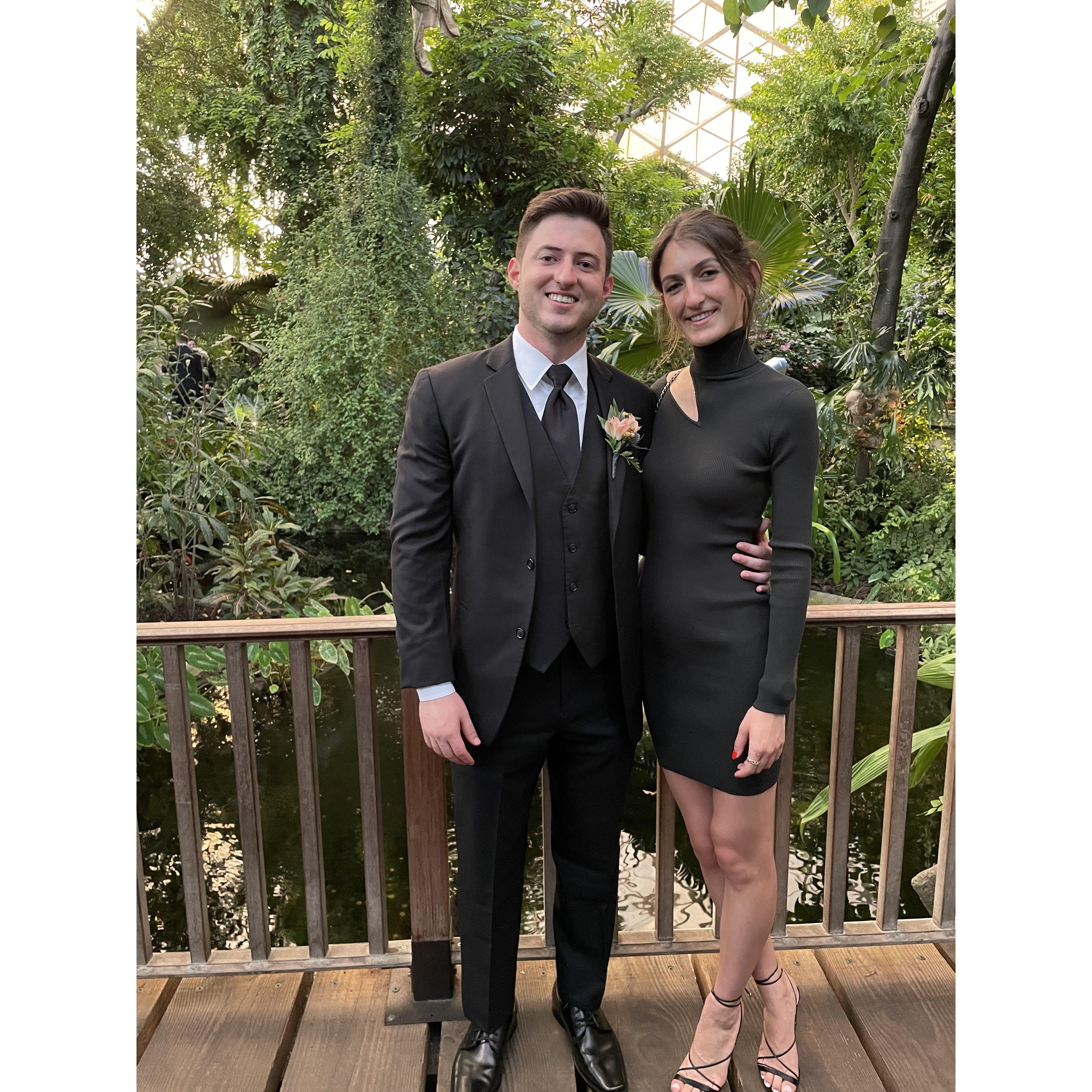 This was our first wedding and trip together!