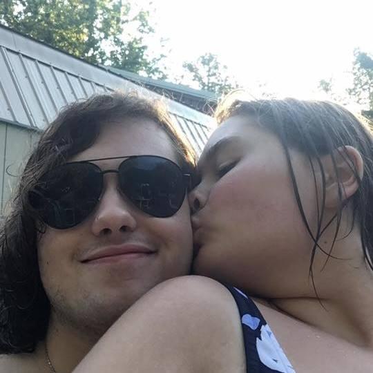 We were 18 and just graduated high school together.