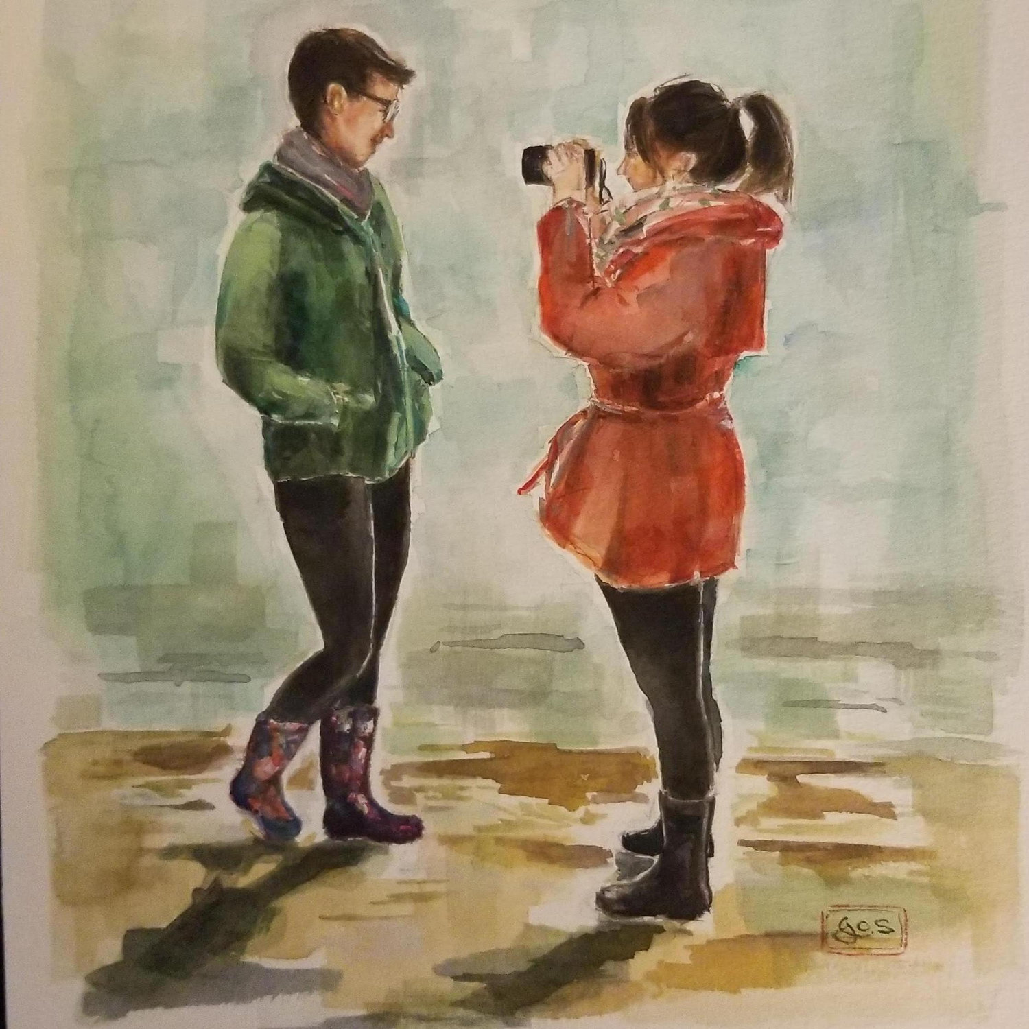 It is a blessing to have a friend like Ari who captured such a sweet quiet moment, and a friend like Grace who turned it into this painting.
Find more of Grace's work at schleastudios.com