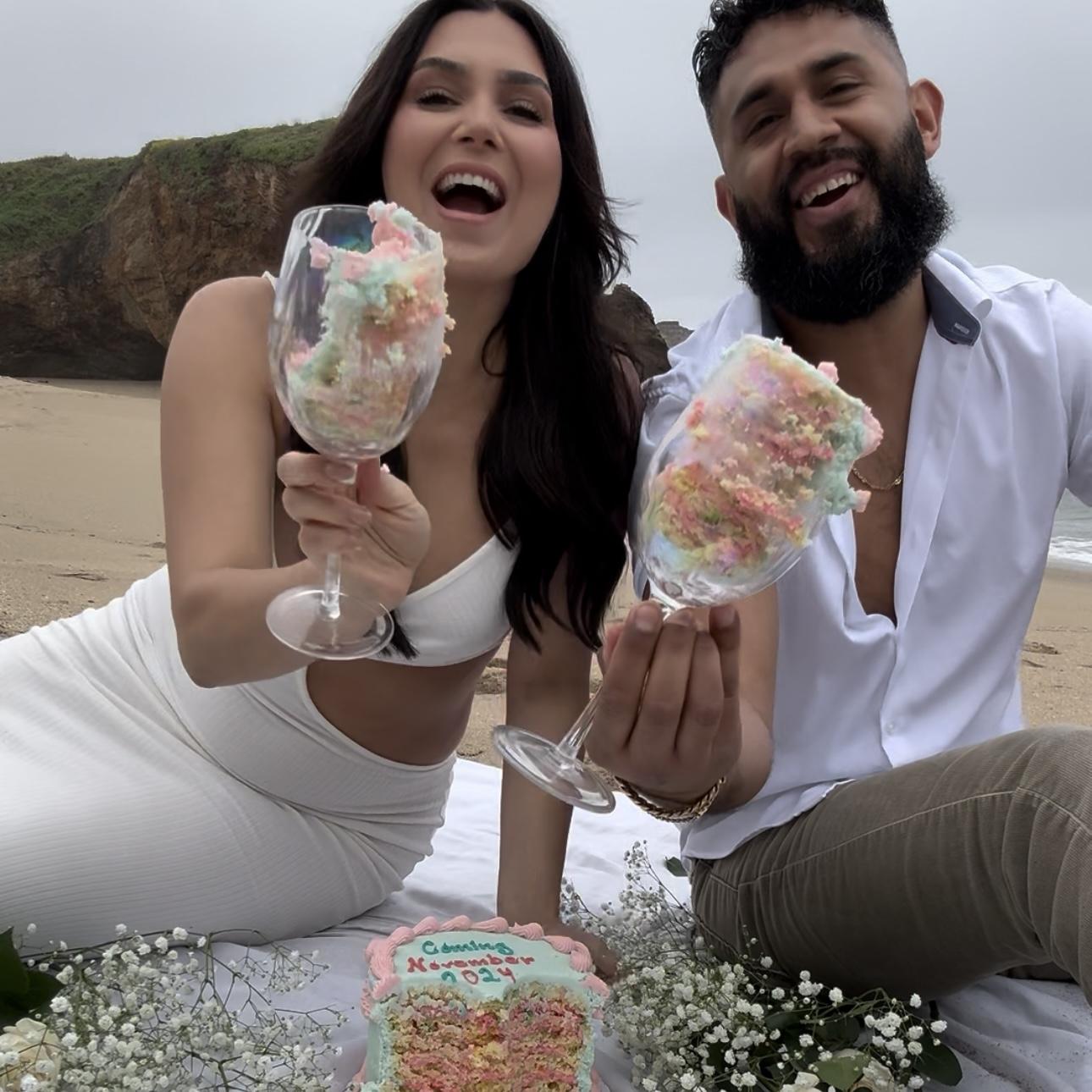 Found out we were pregnant and having a baby girl, April 2024