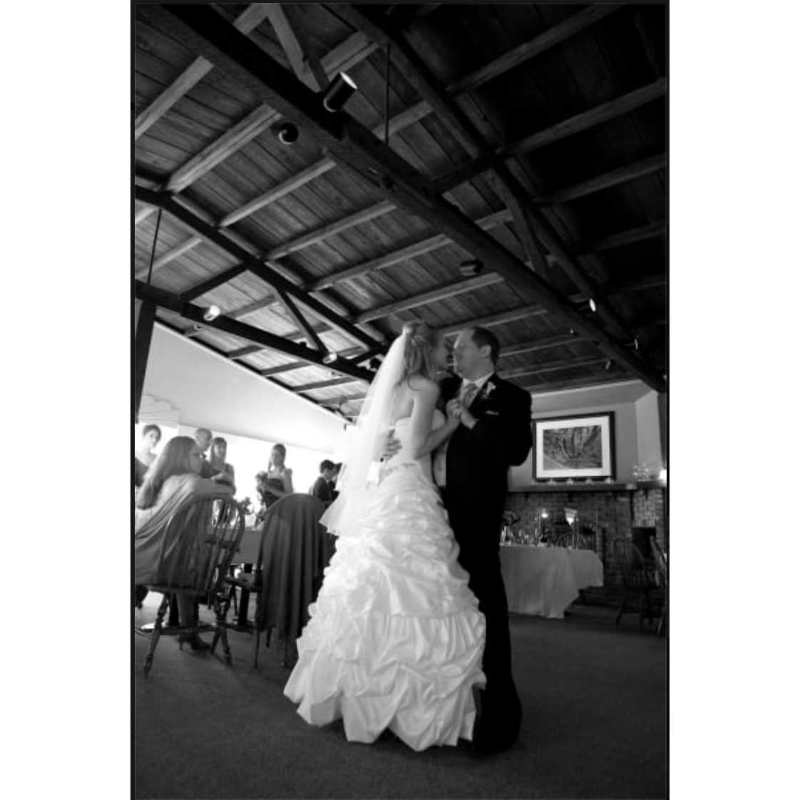 The reception in the restaurant at the Albion River Inn
