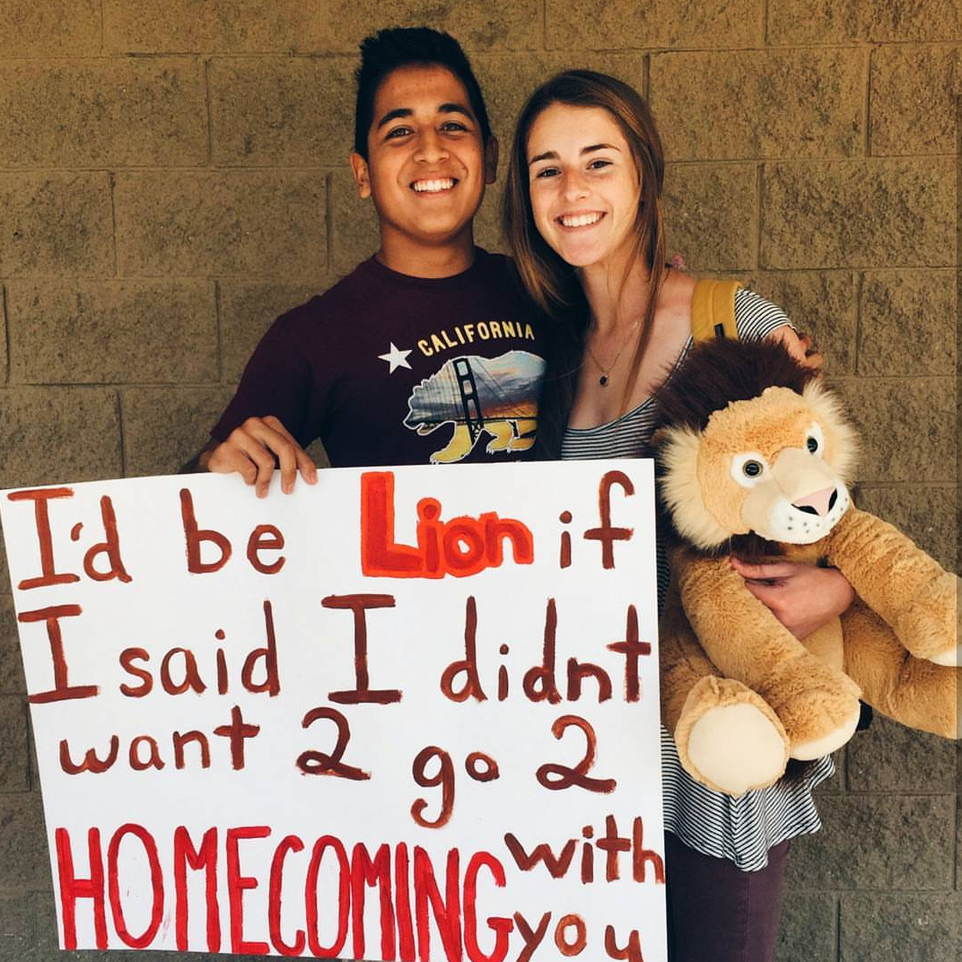 Asking me to homecoming!