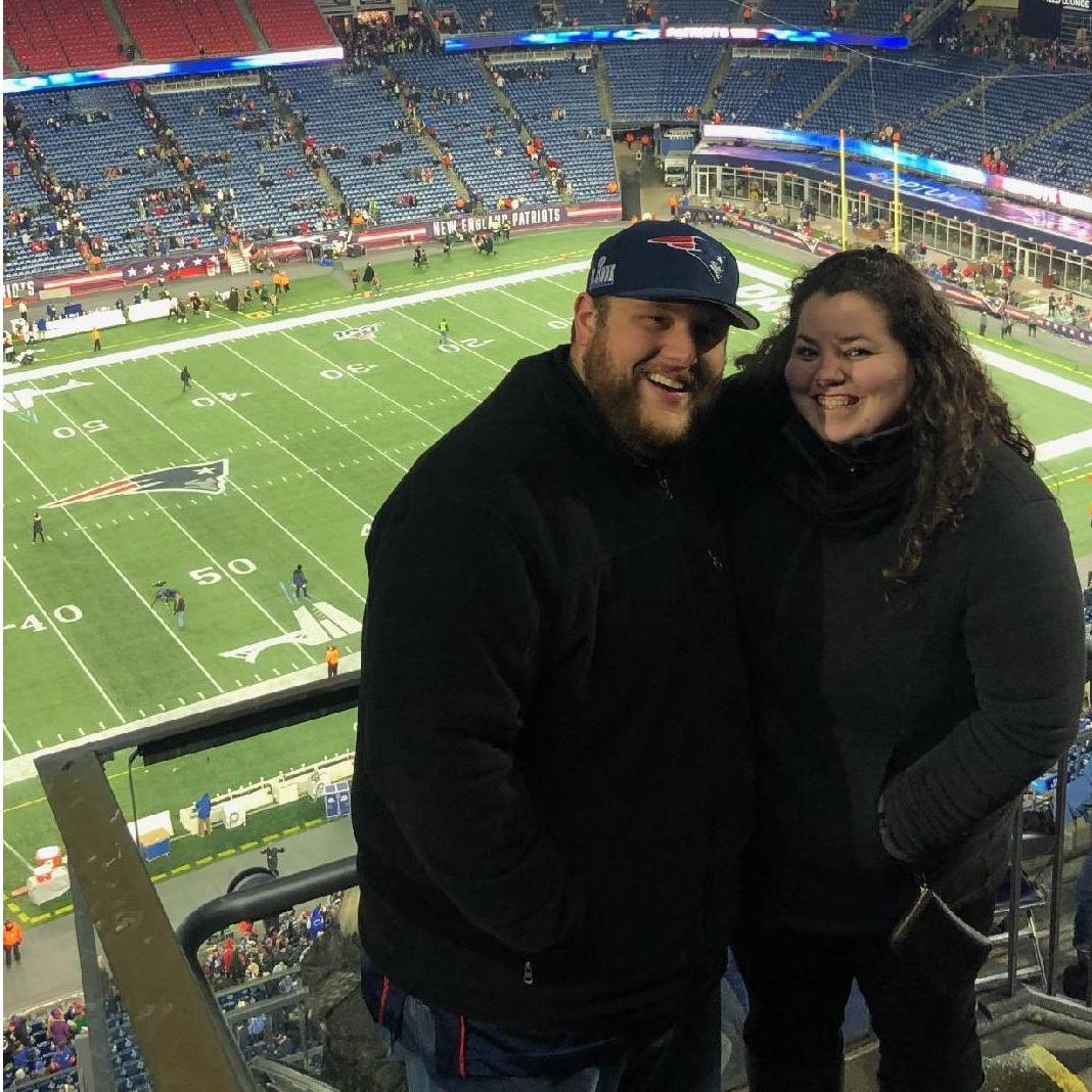 Kaitlyn’s first Patriots game! December 2019