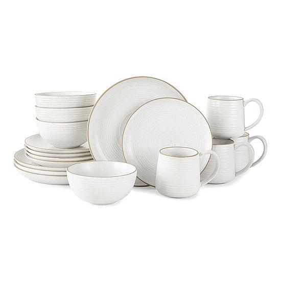 Linden Street 16-pc. Stoneware Dinnerware Set