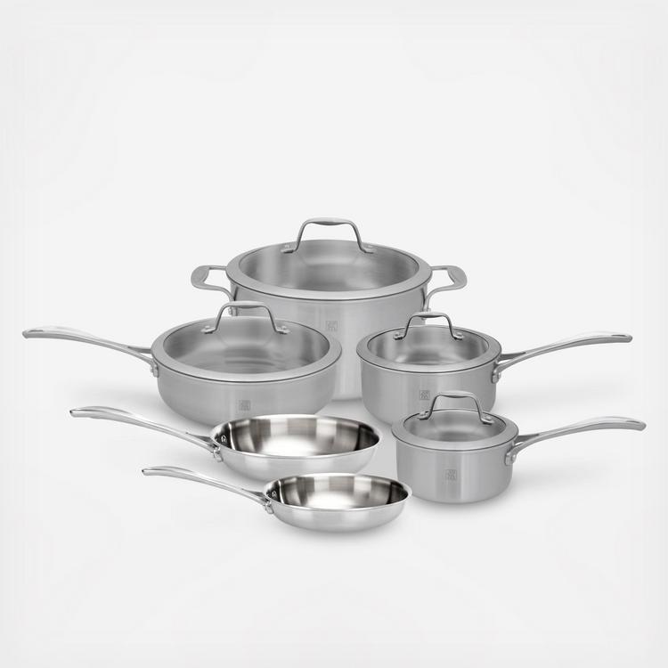 ZWILLING, Spirit Tri-Ply 10-Piece Cookware Set | Zola