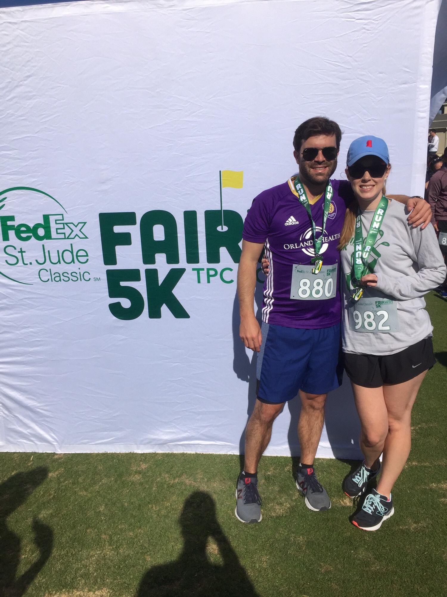 2017 - Memphis, TN - Our first race together.