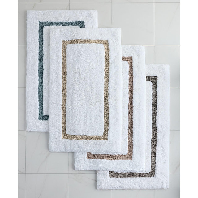 Hotel Collection Linea Cotton Bath Rug, 20" x 34"
