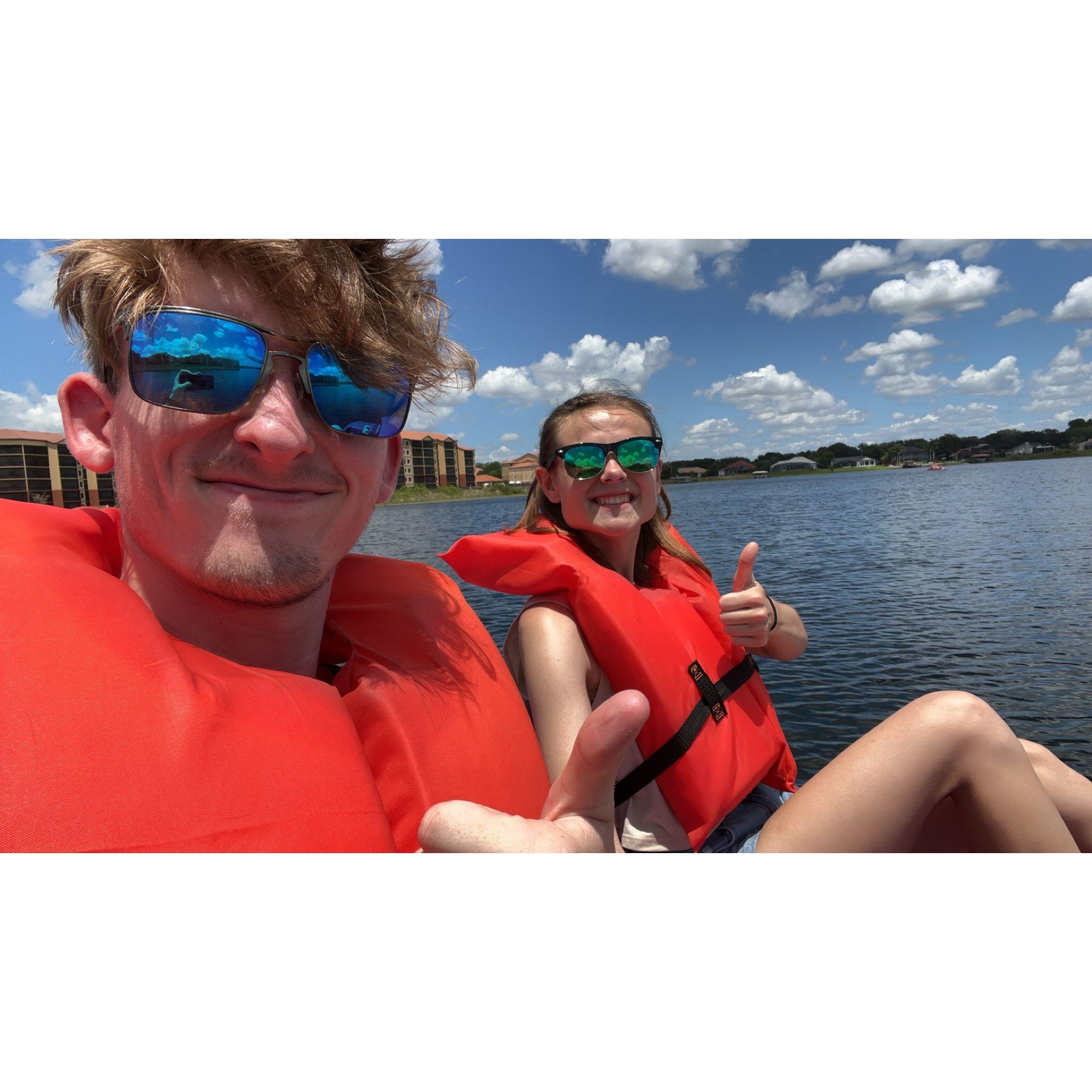 Paddle boarding was amazing