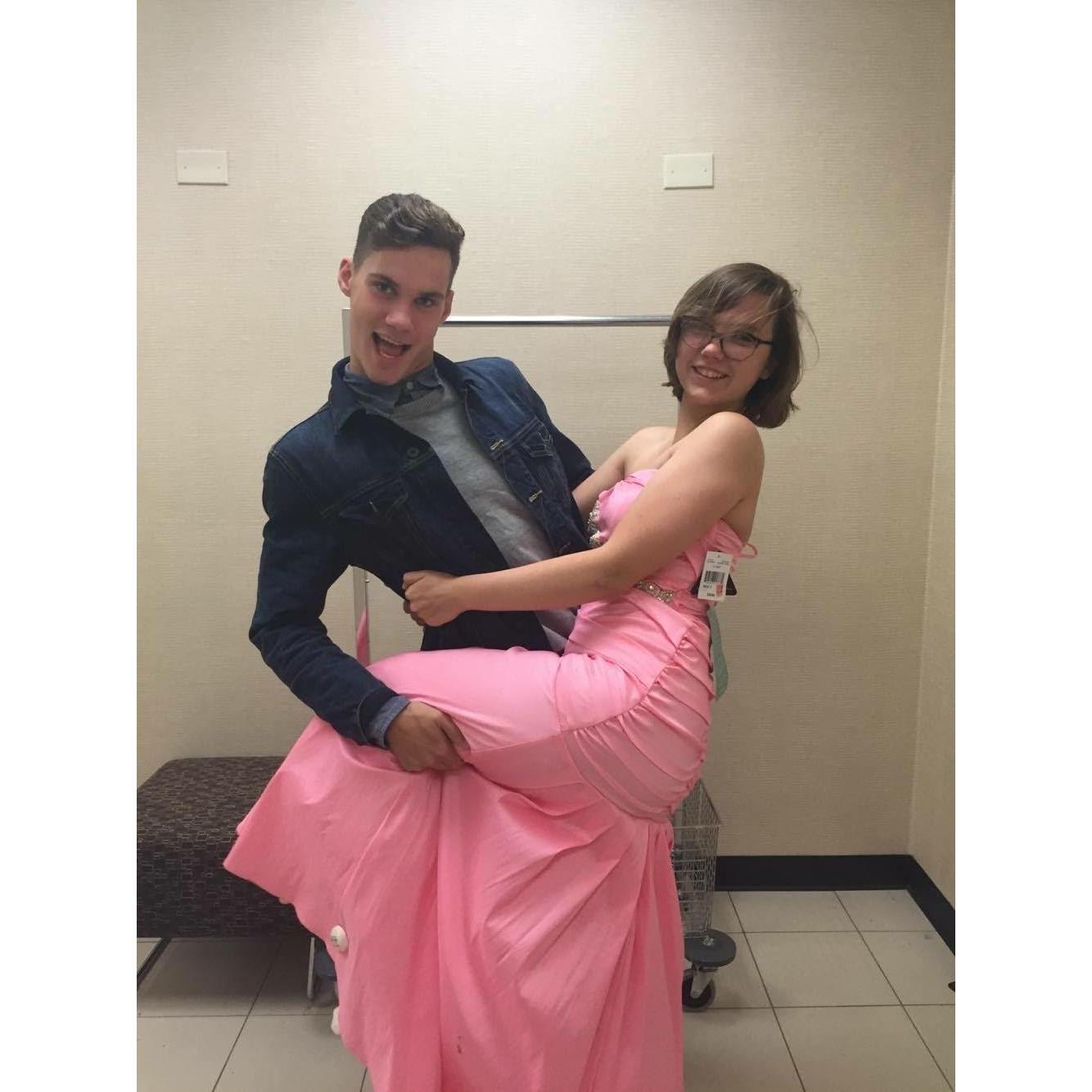 Dress shopping - 2015