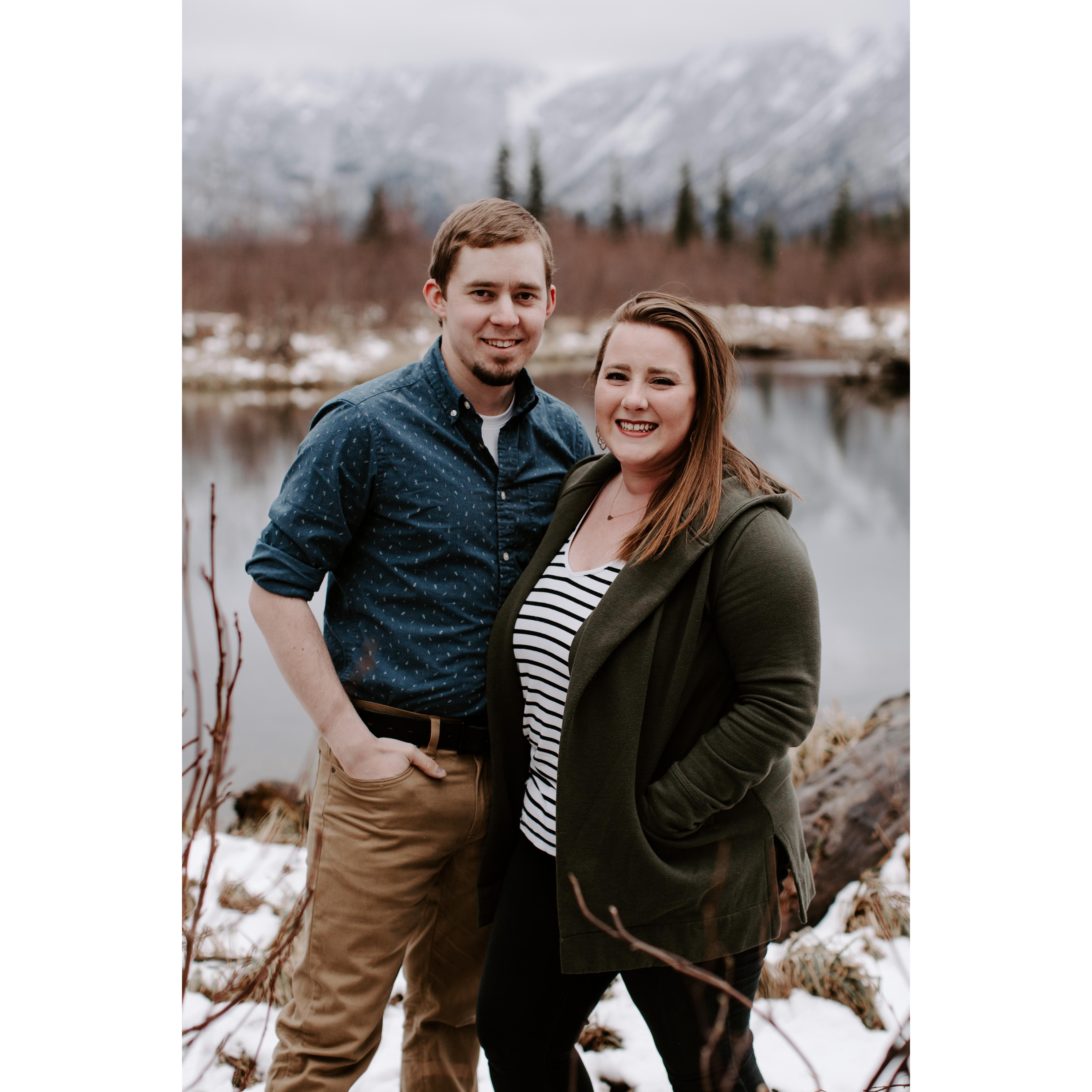 Engagement photos done in Alaska at Eagle River Nature Center by the amazing Sarah French.
Instagram: @sarah.french.photo
Facebook: @Sarah French Photo
Website: sarahfrenchphoto.com