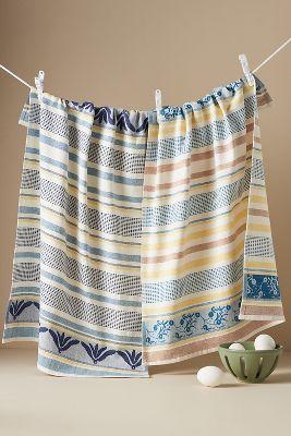 The Mediterranean Dish Jacquard Dish Towels, Set of 2