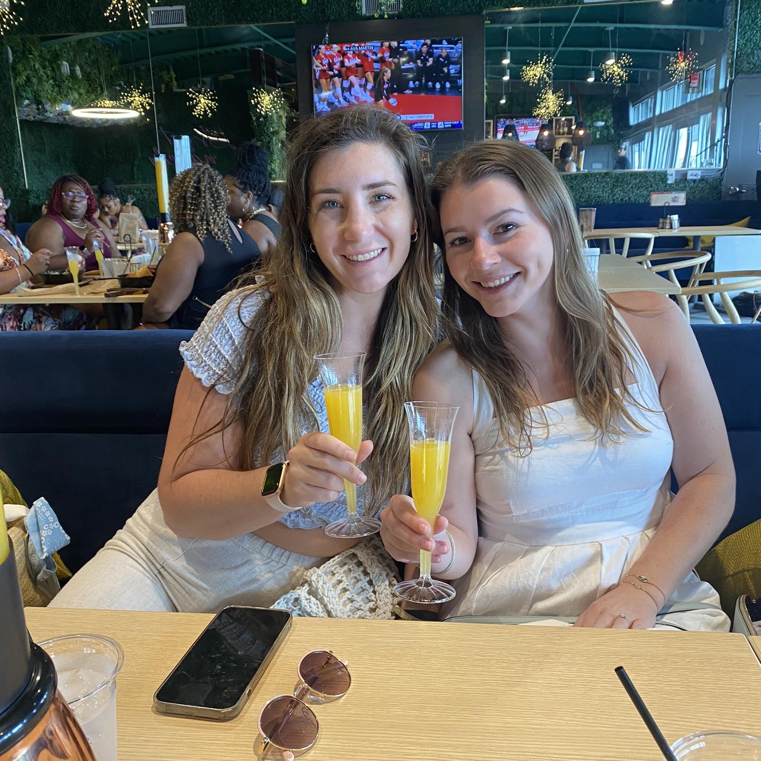 Anna Grace and Bradi Lynn Small, celebrating her bachelorette!