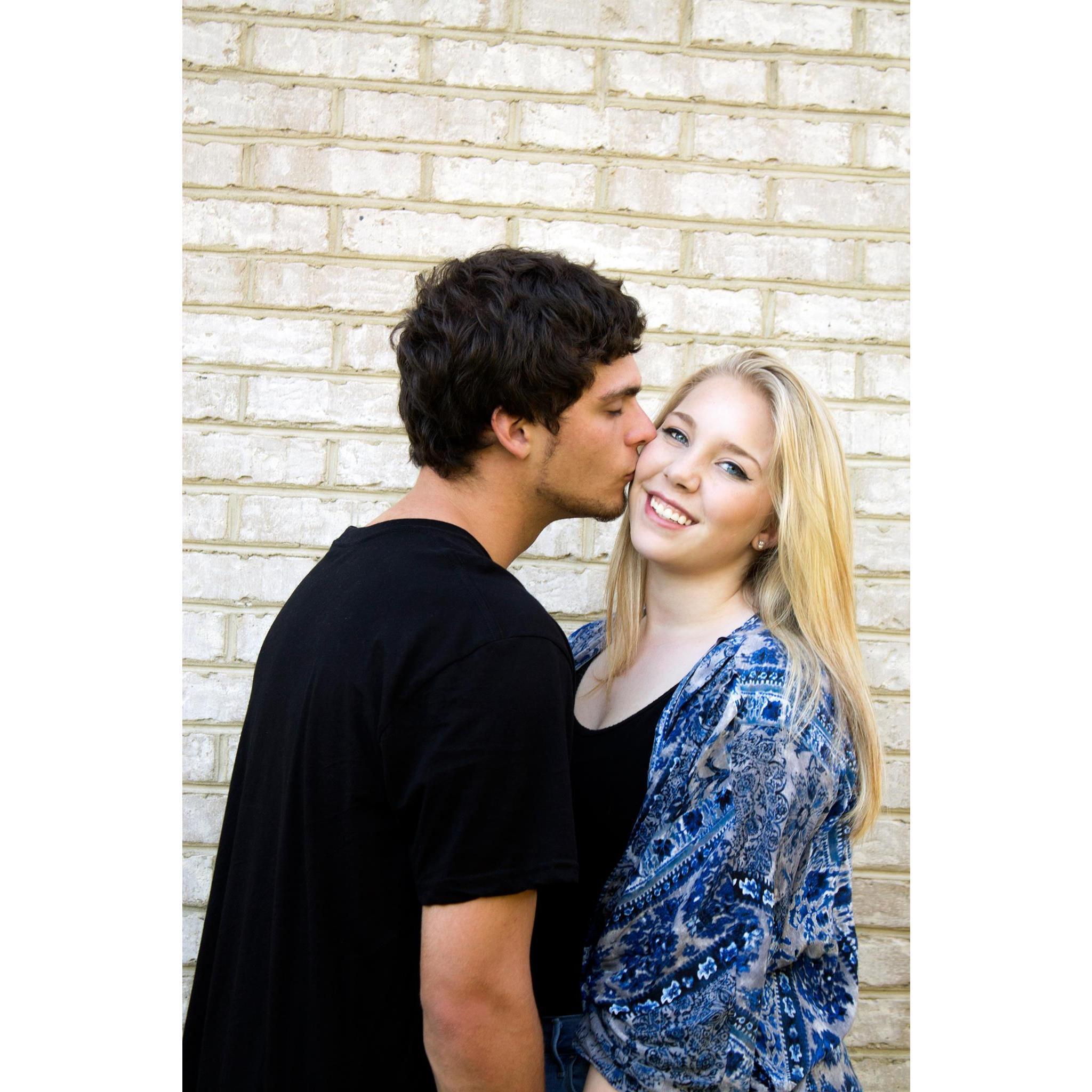 Taken around our 5-year anniversary in 2014