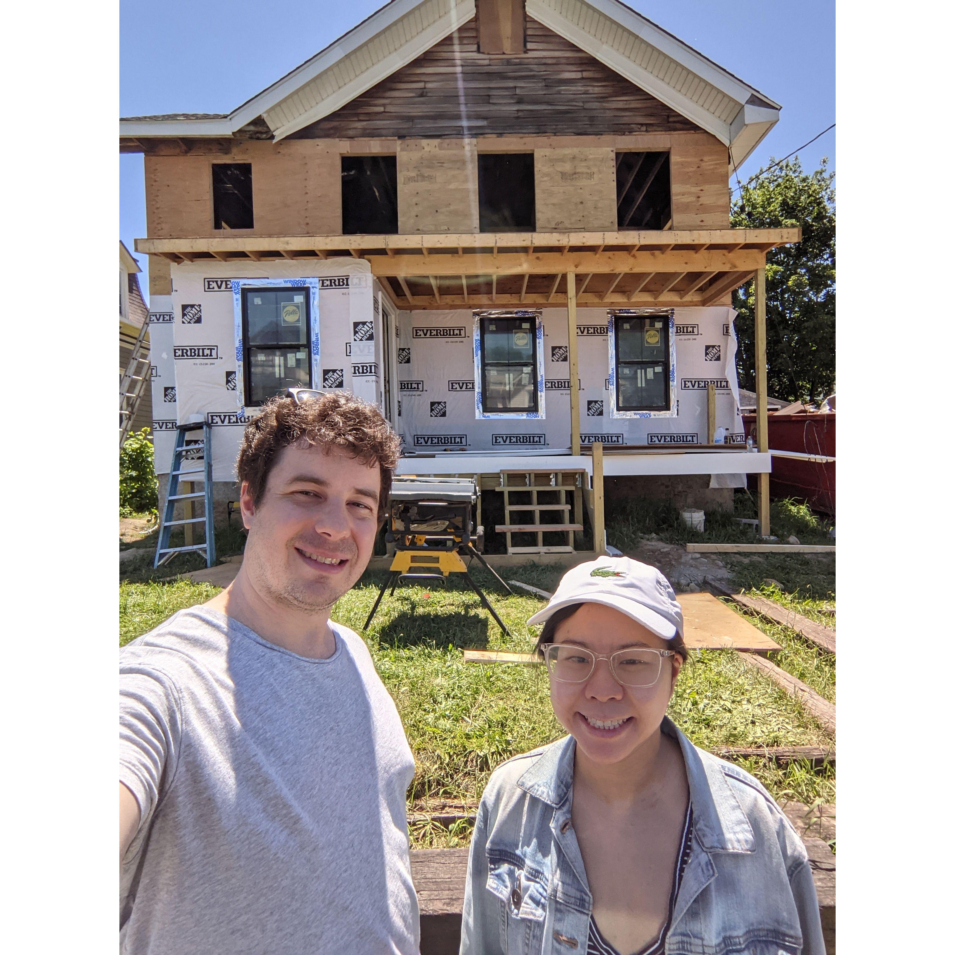 About 5 months into the house project. Almost there?