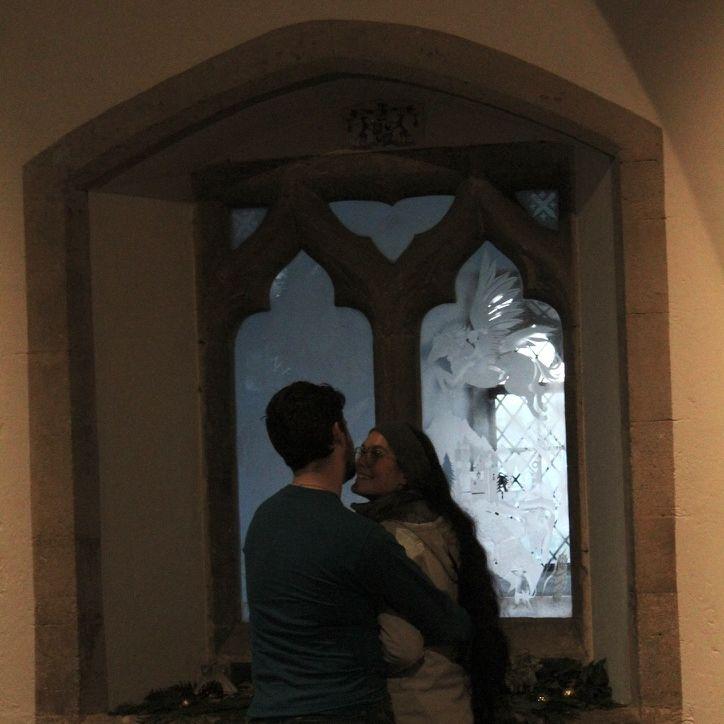 *Here's the Narnia window! Oh wait. He's saying some really sweet things... Is he...?*