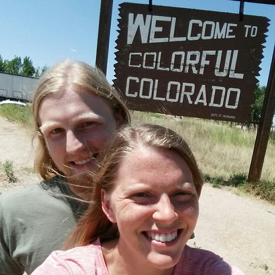 When we crossed over into Colorado