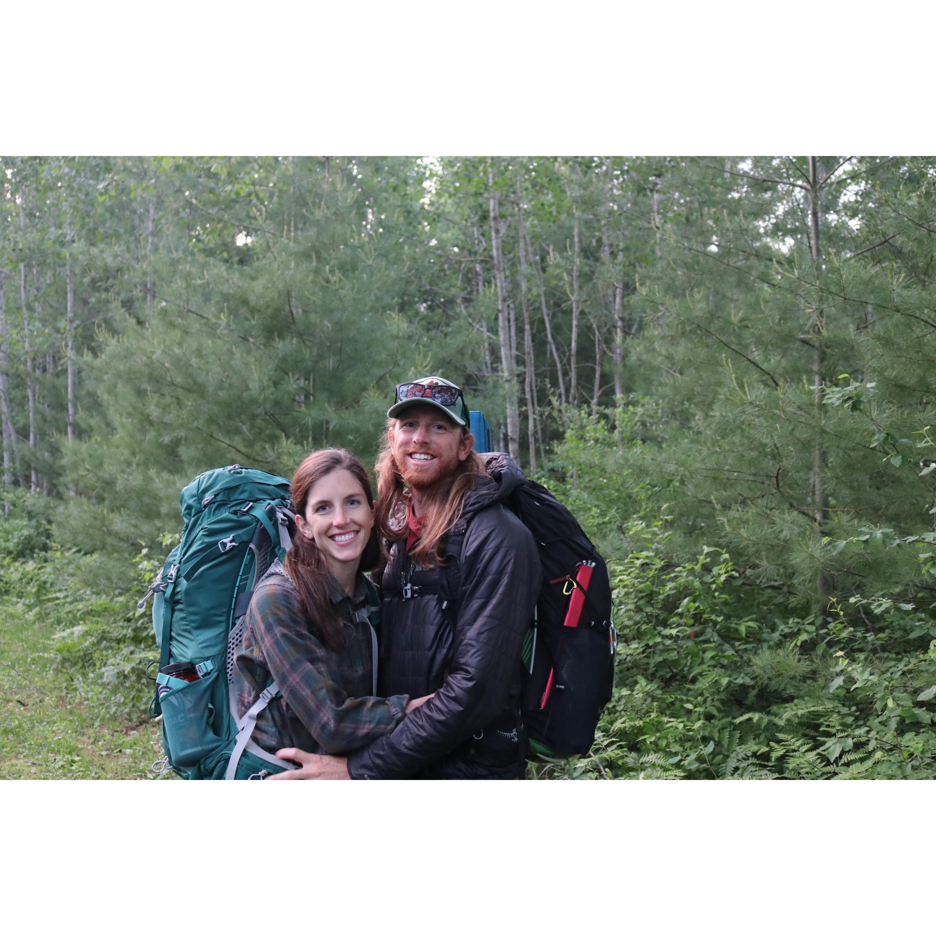 Backpacking at Manistee, MI
