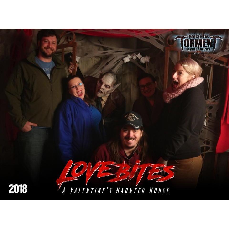 We always have a blast going to haunted houses with our friends