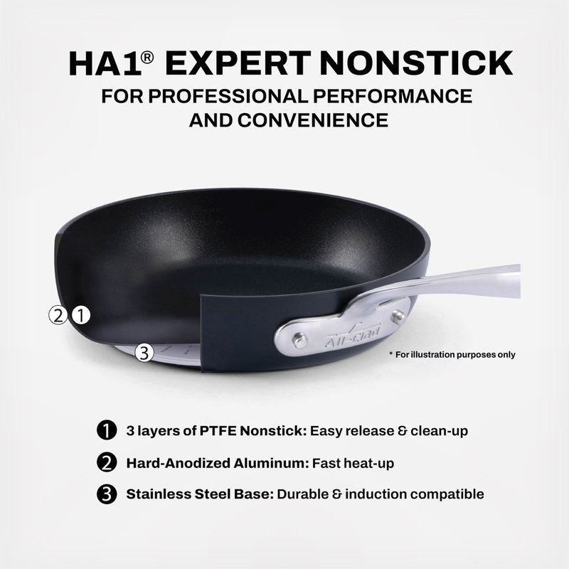 All-Clad HA1 Expert Nonstick Saute Pan with Lid