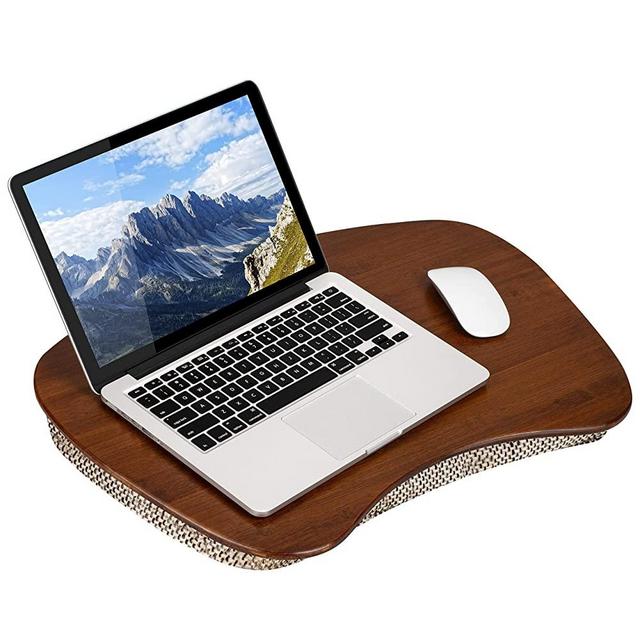 LapGear Bamboo Lap Desk - Chestnut Bamboo - Fits up to 17.3 Inch Laptops - Style No. 91692