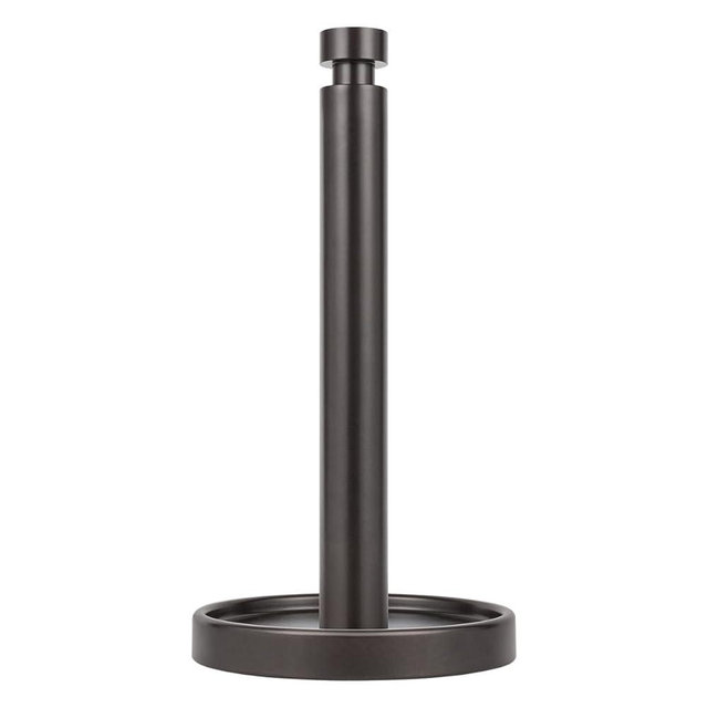 Ivilon Paper Towel Roll Stand - Steady and Easy Tear - Fits All Paper Towel Rolls - Oil Rubbed Bronze