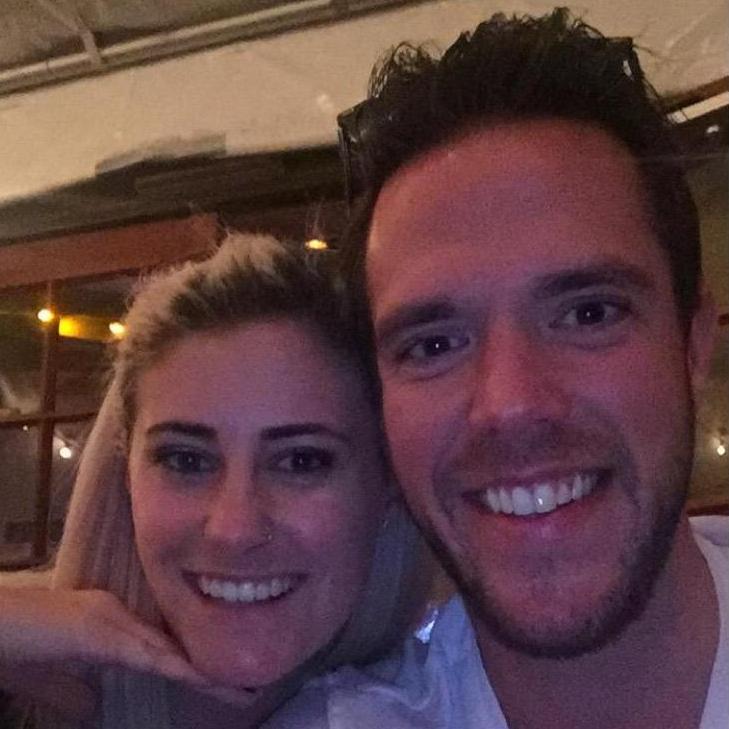 The first picture we EVER took together on our first date. February 14th, 2016